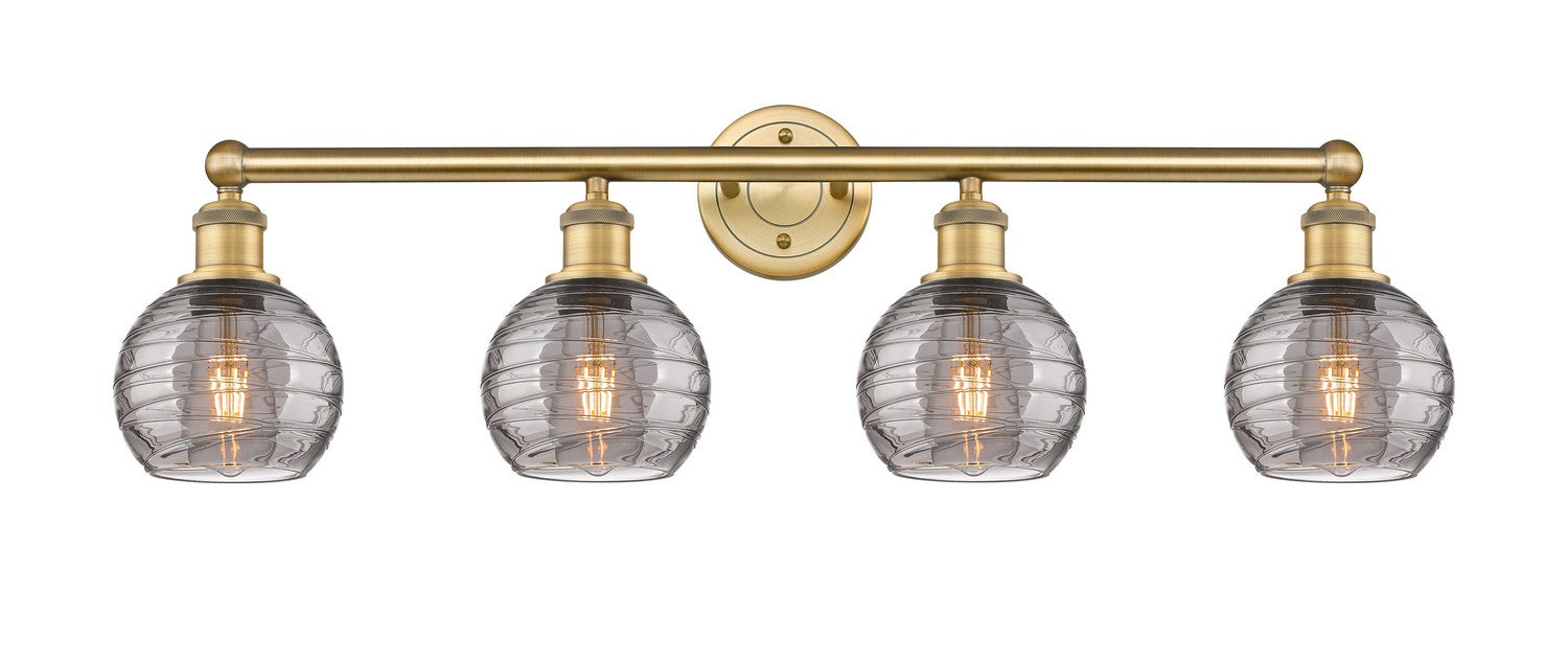 Innovations - 616-4W-BB-G1213-6SM - Four Light Bath Vanity - Edison - Brushed Brass