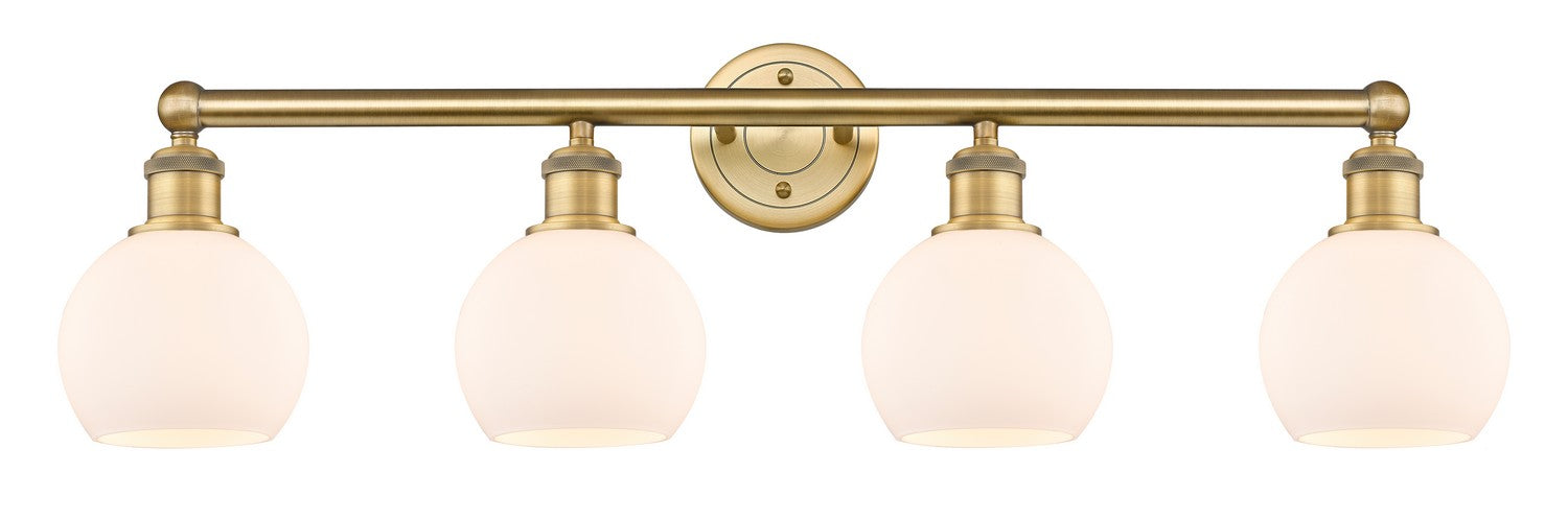 Innovations - 616-4W-BB-G121-6 - Four Light Bath Vanity - Edison - Brushed Brass