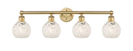 Innovations - 616-4W-BB-G1216-6WM - LED Bath Vanity - Edison - Brushed Brass