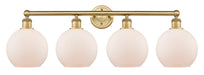 Innovations - 616-4W-BB-G121-8 - Four Light Bath Vanity - Downtown Urban - Brushed Brass