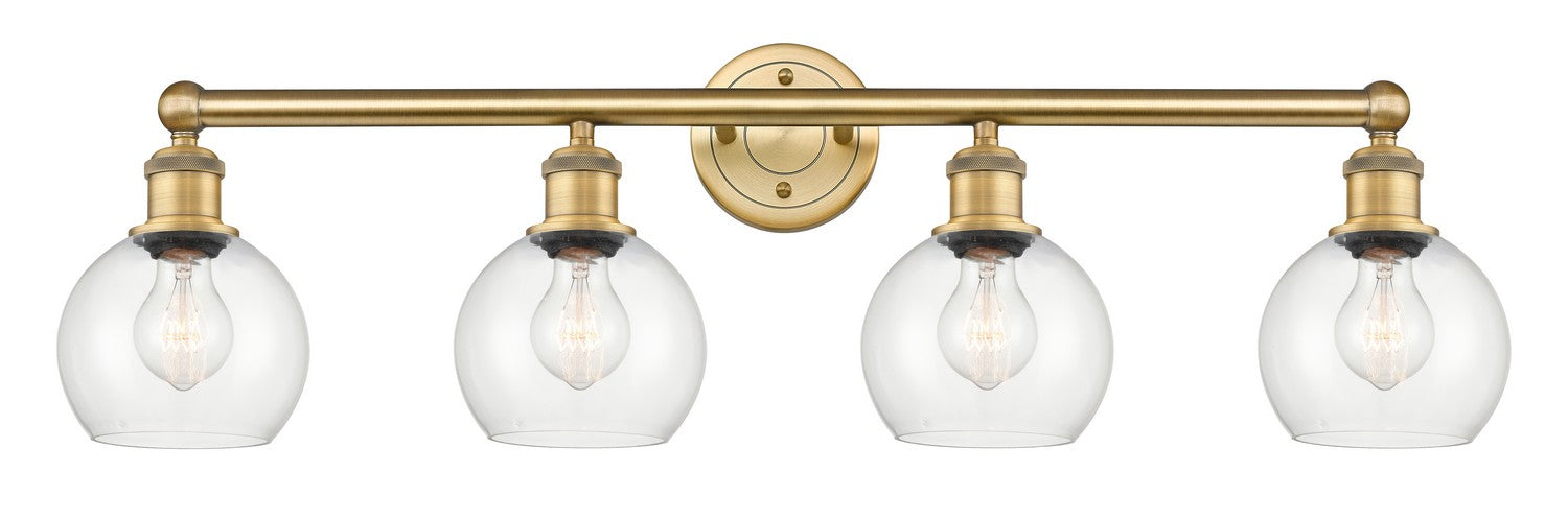 Innovations - 616-4W-BB-G122-6 - Four Light Bath Vanity - Edison - Brushed Brass