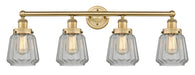 Innovations - 616-4W-BB-G142 - Four Light Bath Vanity - Edison - Brushed Brass