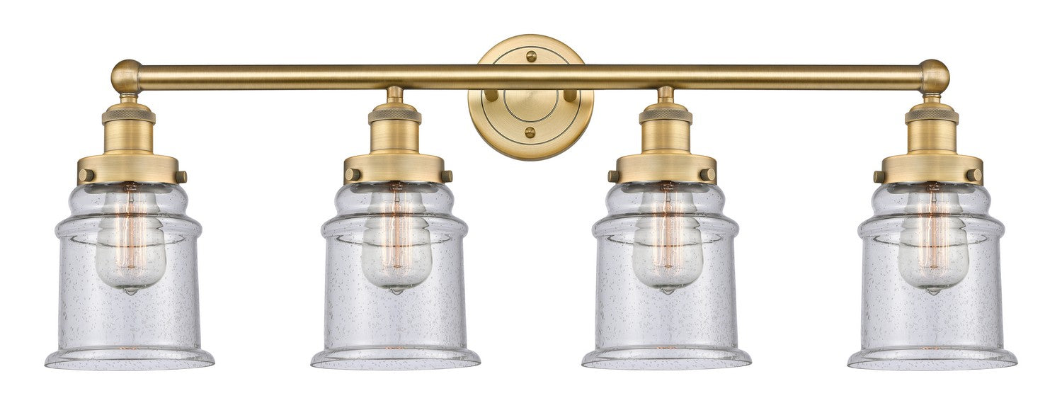 Innovations - 616-4W-BB-G184 - Four Light Bath Vanity - Edison - Brushed Brass