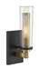 Minka-Lavery - 2181-726 - One Light Wall Sconce - Emmerham - Coal And Soft Brass