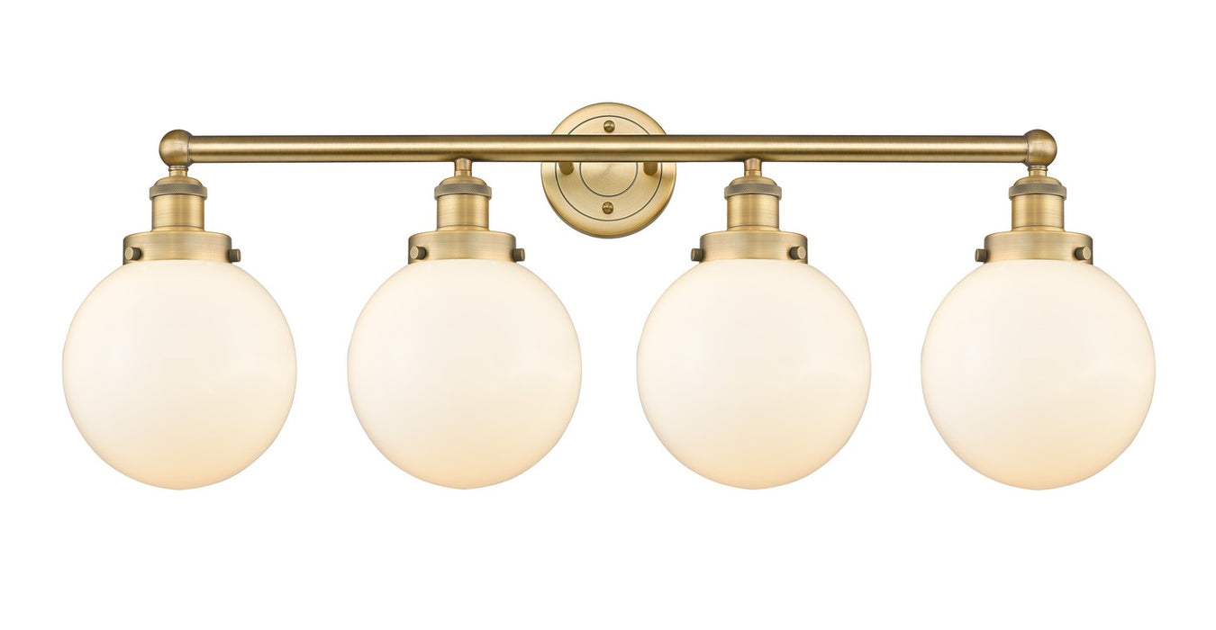 Innovations - 616-4W-BB-G201-8 - Four Light Bath Vanity - Edison - Brushed Brass