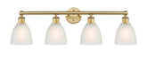 Innovations - 616-4W-BB-G381 - Four Light Bath Vanity - Edison - Brushed Brass