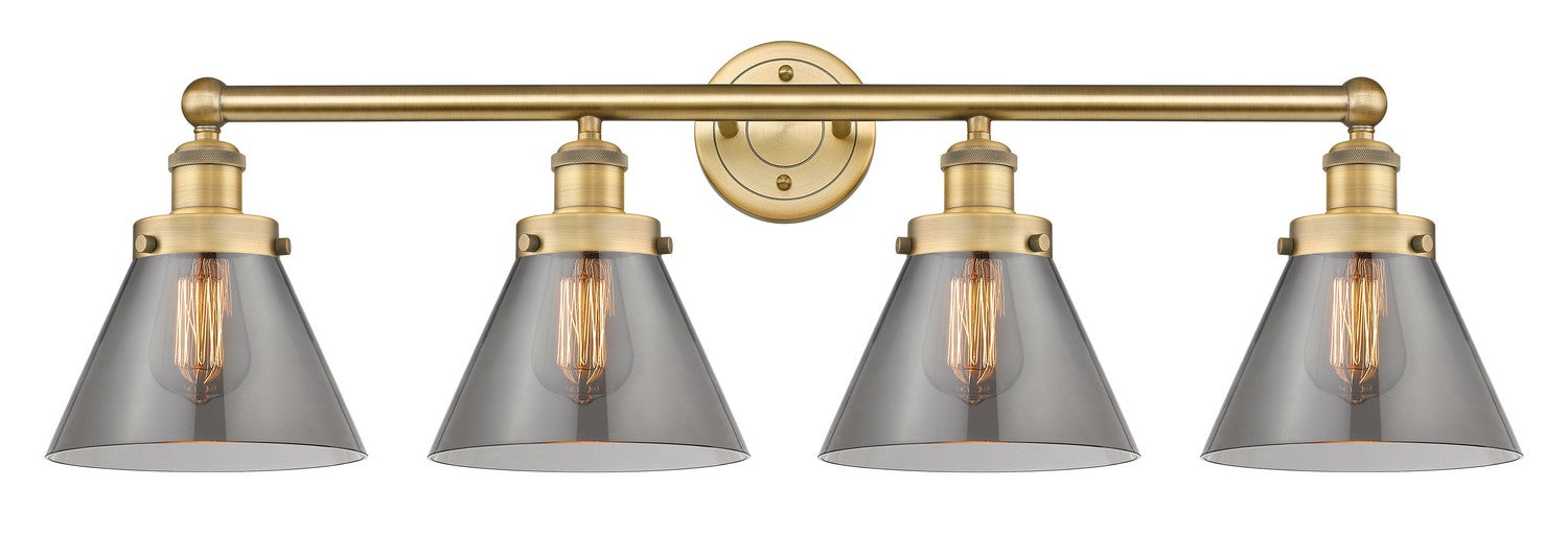 Innovations - 616-4W-BB-G43 - Four Light Bath Vanity - Edison - Brushed Brass