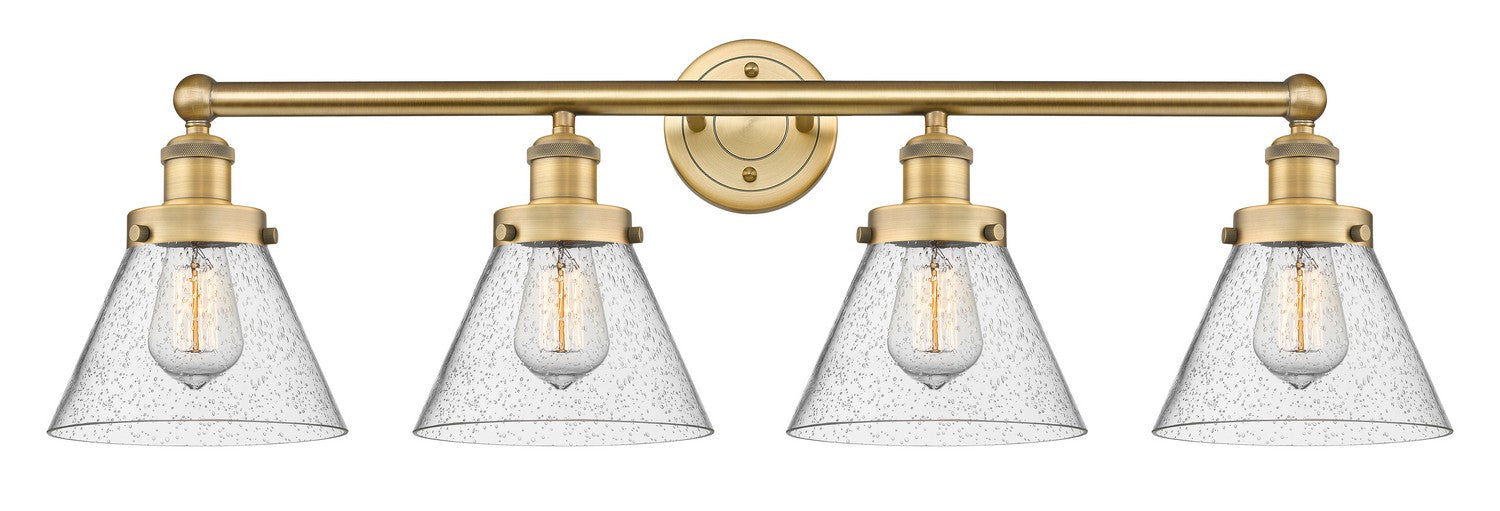 Innovations - 616-4W-BB-G44 - Four Light Bath Vanity - Edison - Brushed Brass