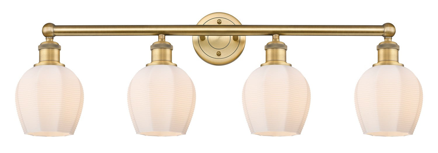 Innovations - 616-4W-BB-G461-6 - Four Light Bath Vanity - Edison - Brushed Brass