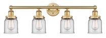 Innovations - 616-4W-BB-G52 - Four Light Bath Vanity - Edison - Brushed Brass