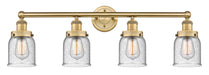 Innovations - 616-4W-BB-G54 - Four Light Bath Vanity - Edison - Brushed Brass