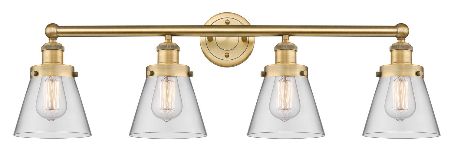 Innovations - 616-4W-BB-G62 - Four Light Bath Vanity - Edison - Brushed Brass