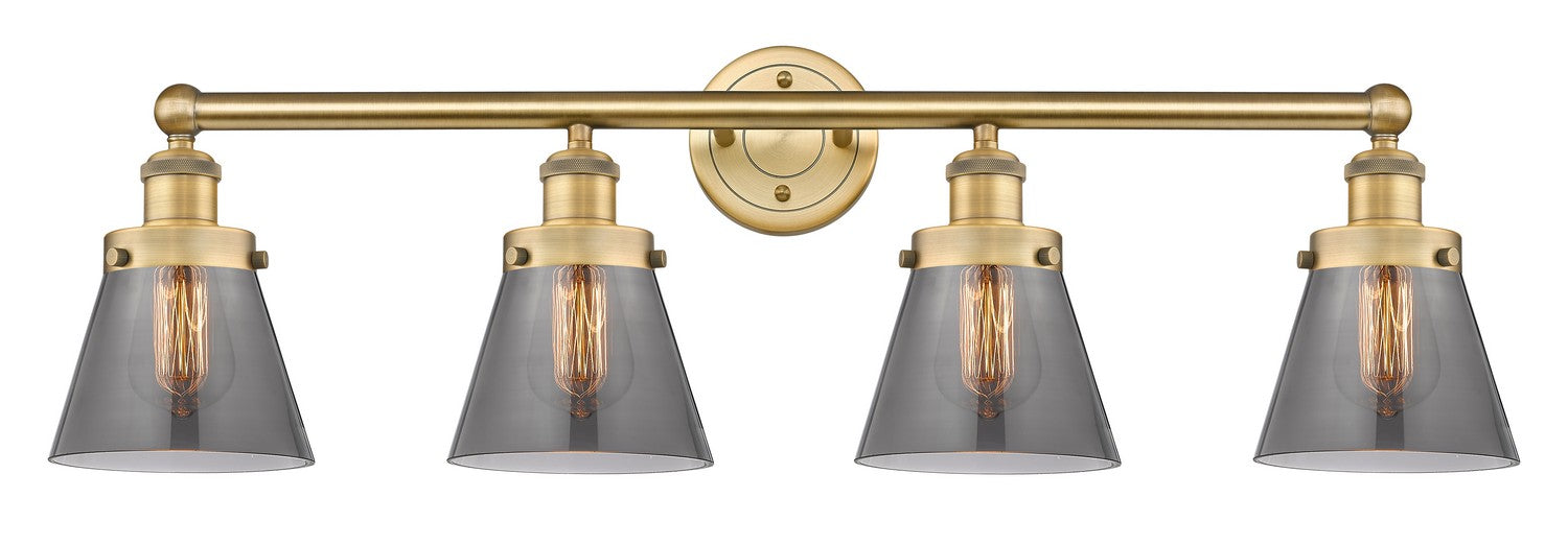 Innovations - 616-4W-BB-G63 - Four Light Bath Vanity - Edison - Brushed Brass