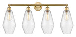 Innovations - 616-4W-BB-G654-7 - Four Light Bath Vanity - Downtown Urban - Brushed Brass