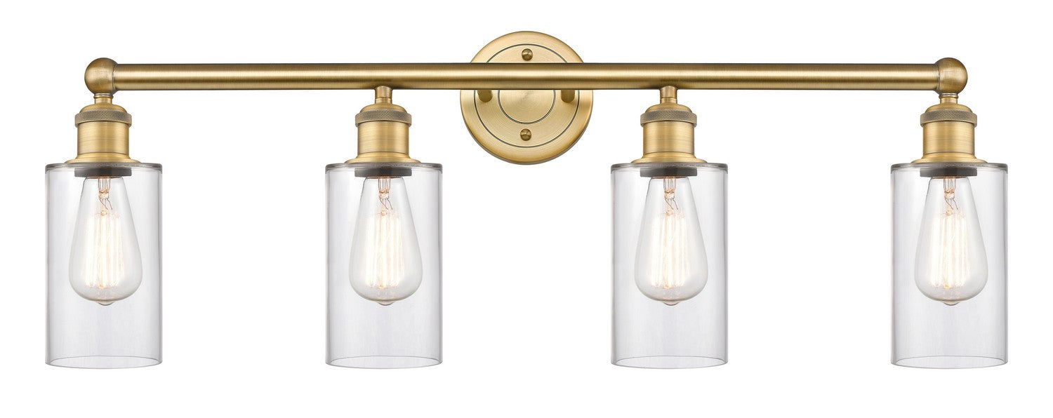 Innovations - 616-4W-BB-G802 - Four Light Bath Vanity - Edison - Brushed Brass