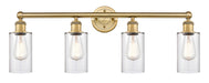 Innovations - 616-4W-BB-G802 - Four Light Bath Vanity - Edison - Brushed Brass