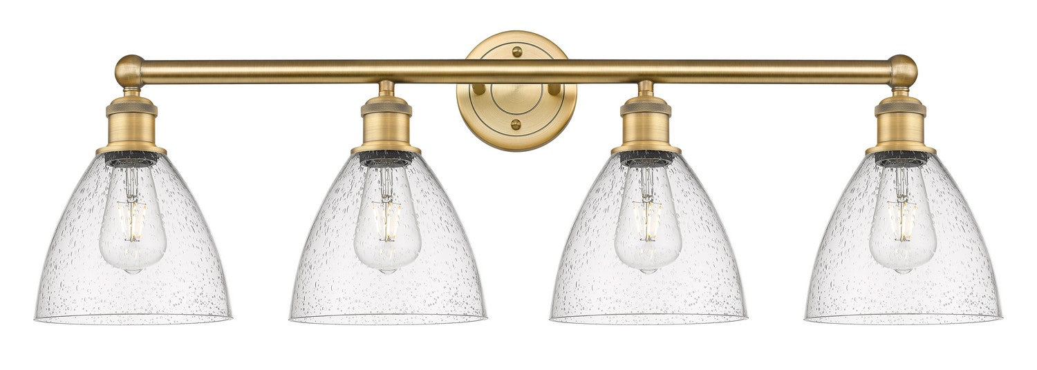 Innovations - 616-4W-BB-GBD-754 - Four Light Bath Vanity - Edison - Brushed Brass