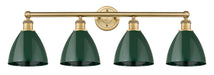 Innovations - 616-4W-BB-MBD-75-GR - Four Light Bath Vanity - Downtown Urban - Brushed Brass