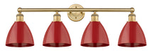 Innovations - 616-4W-BB-MBD-75-RD - Four Light Bath Vanity - Edison - Brushed Brass