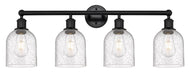 Innovations - 616-4W-BK-G558-6SDY - Four Light Bath Vanity - Edison - Matte Black