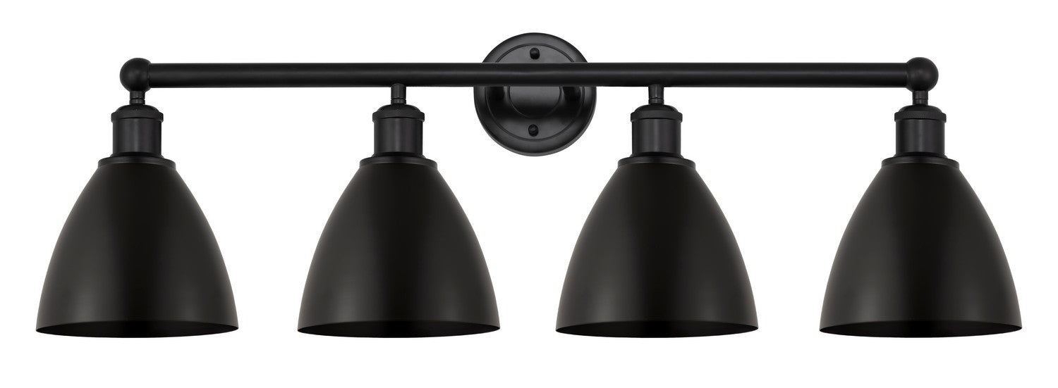 Innovations - 616-4W-BK-MBD-75-BK - Four Light Bath Vanity - Edison - Matte Black