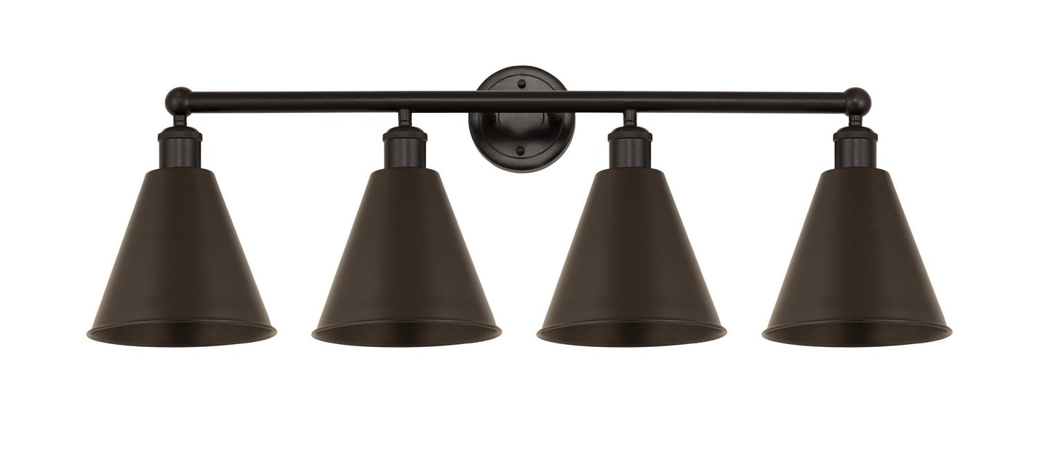 Innovations - 616-4W-OB-MBC-8-OB - Four Light Bath Vanity - Downtown Urban - Oil Rubbed Bronze