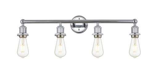 Edison Four Light Bath Vanity Polished Chrome