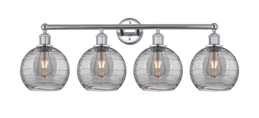 Edison Four Light Bath Vanity Polished Chrome
