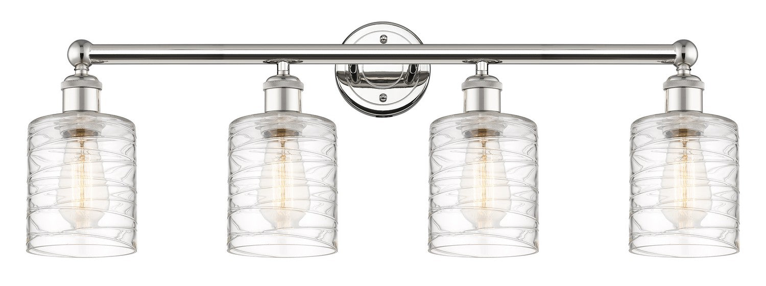 Innovations - 616-4W-PN-G1113 - Four Light Bath Vanity - Edison - Polished Nickel