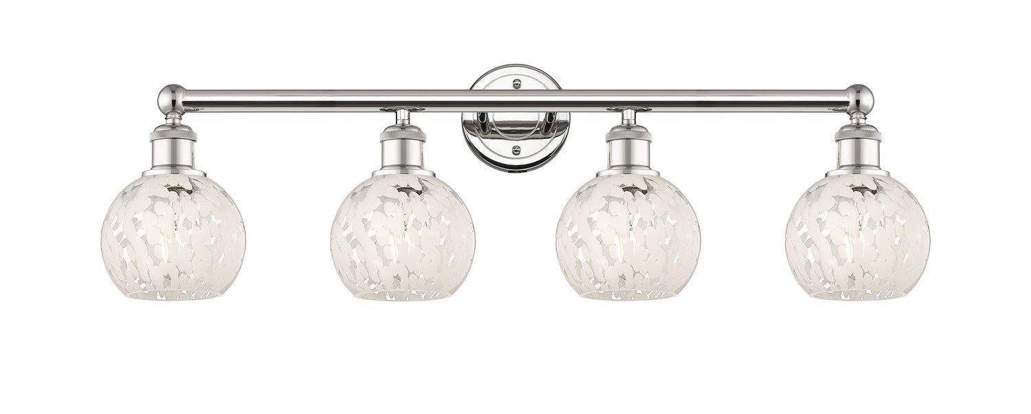 Innovations - 616-4W-PN-G1216-6WM - LED Bath Vanity - Edison - Polished Nickel