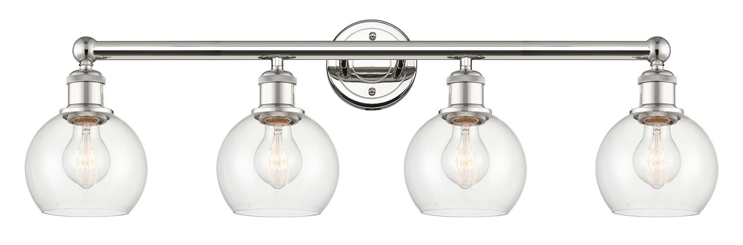 Innovations - 616-4W-PN-G122-6 - Four Light Bath Vanity - Edison - Polished Nickel