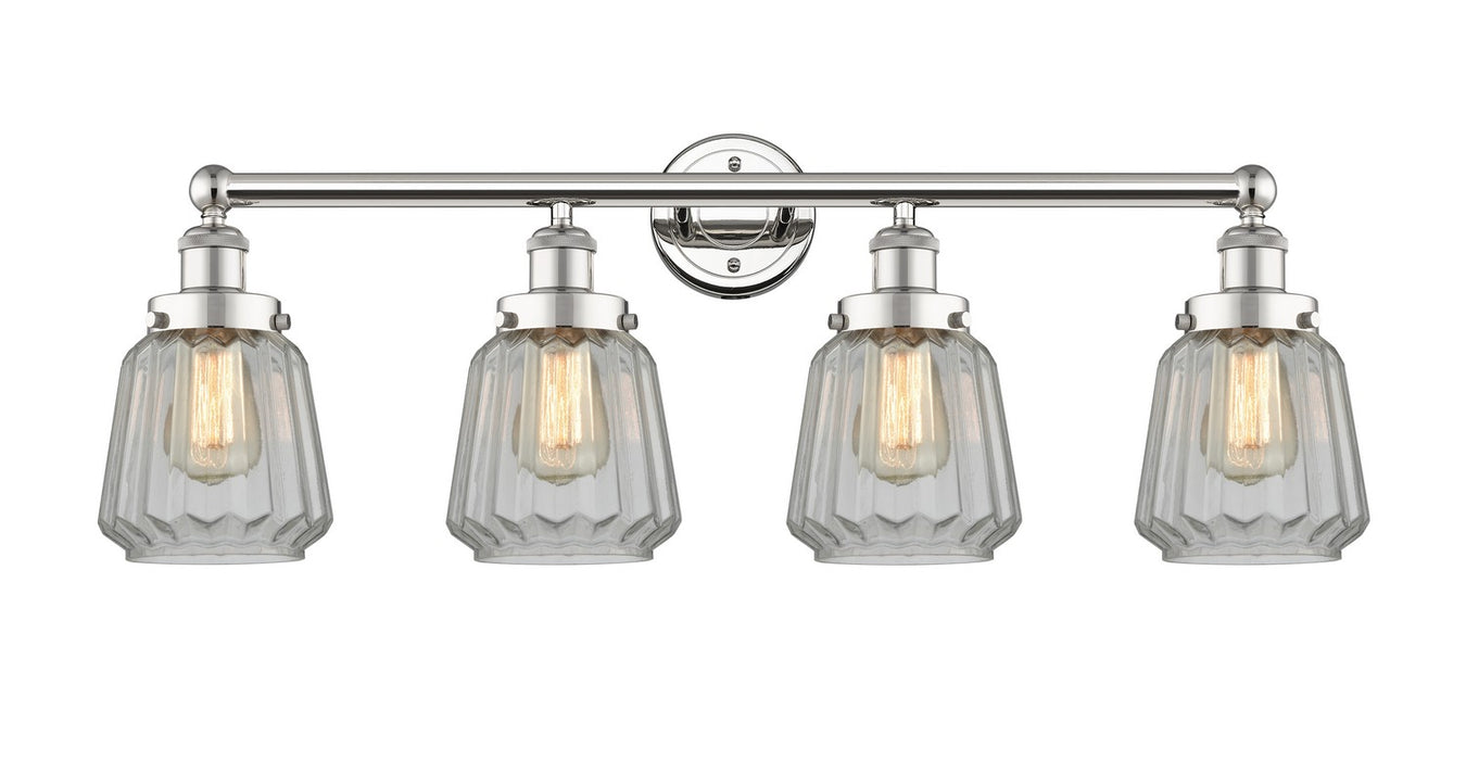 Innovations - 616-4W-PN-G142 - Four Light Bath Vanity - Edison - Polished Nickel