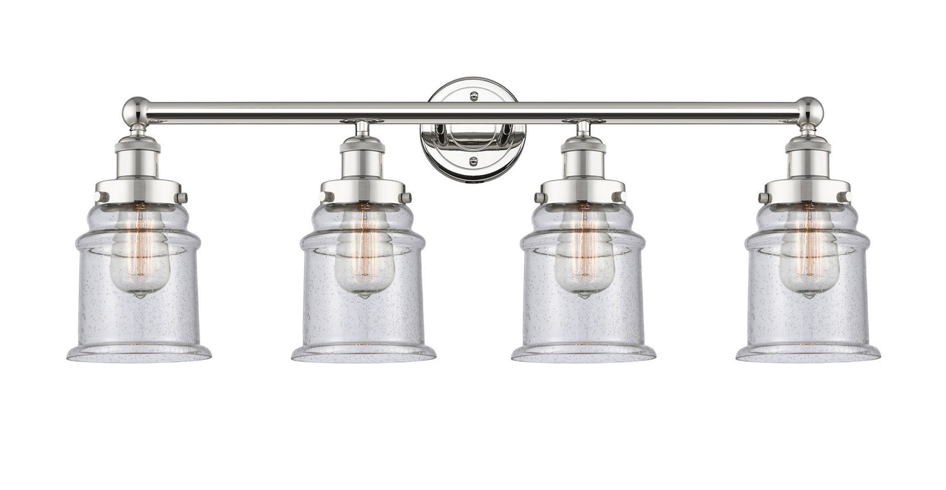 Innovations - 616-4W-PN-G184 - Four Light Bath Vanity - Edison - Polished Nickel