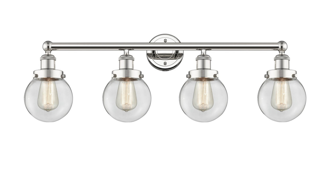 Innovations - 616-4W-PN-G202-6 - Four Light Bath Vanity - Edison - Polished Nickel