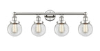 Innovations - 616-4W-PN-G202-6 - Four Light Bath Vanity - Edison - Polished Nickel