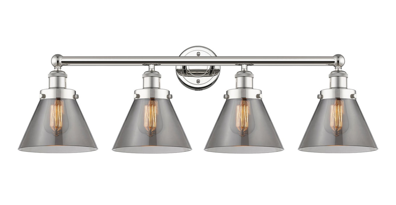 Innovations - 616-4W-PN-G43 - Four Light Bath Vanity - Edison - Polished Nickel