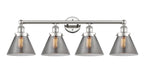 Innovations - 616-4W-PN-G43 - Four Light Bath Vanity - Edison - Polished Nickel