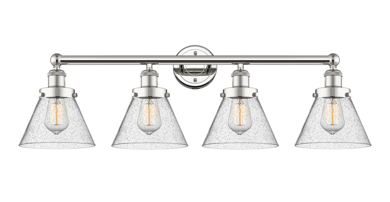 Innovations - 616-4W-PN-G44 - Four Light Bath Vanity - Edison - Polished Nickel