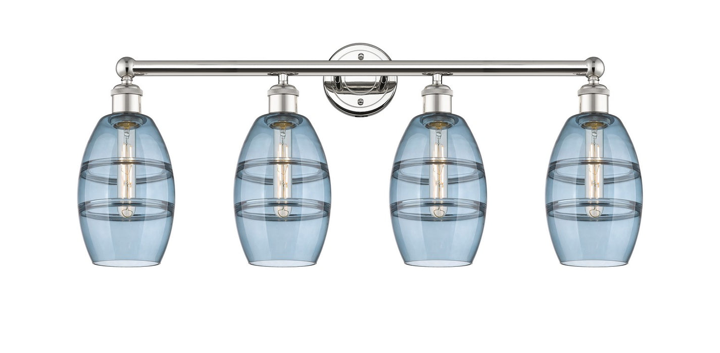 Innovations - 616-4W-PN-G557-6BL - Four Light Bath Vanity - Edison - Polished Nickel