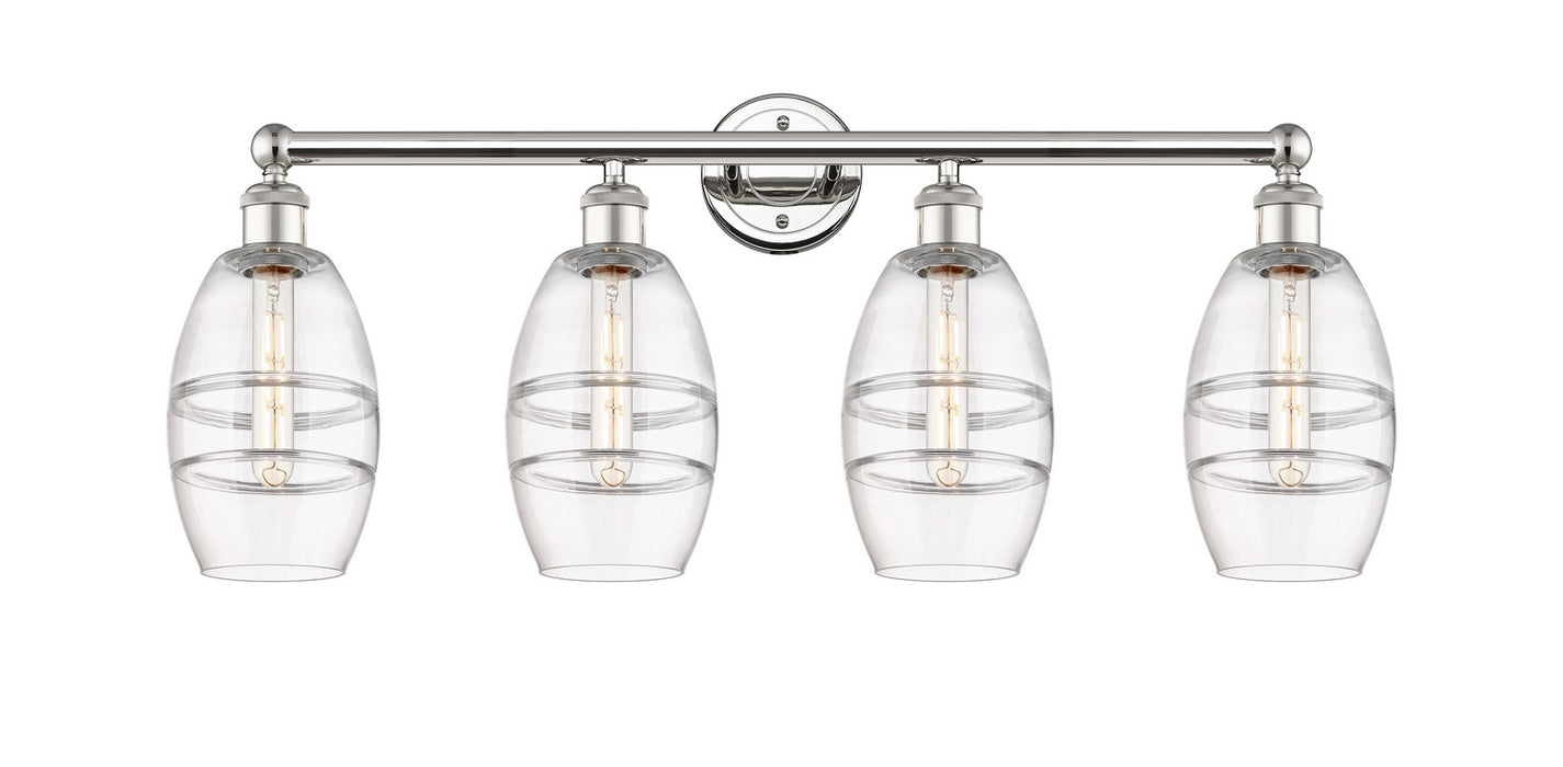 Innovations - 616-4W-PN-G557-6CL - Four Light Bath Vanity - Edison - Polished Nickel