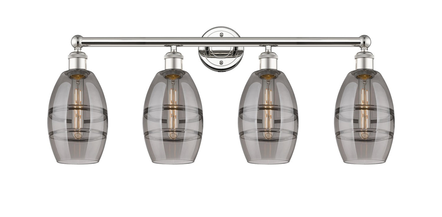 Innovations - 616-4W-PN-G557-6SM - Four Light Bath Vanity - Edison - Polished Nickel