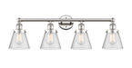 Innovations - 616-4W-PN-G64 - Four Light Bath Vanity - Edison - Polished Nickel