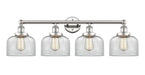 Innovations - 616-4W-PN-G72 - Four Light Bath Vanity - Edison - Polished Nickel