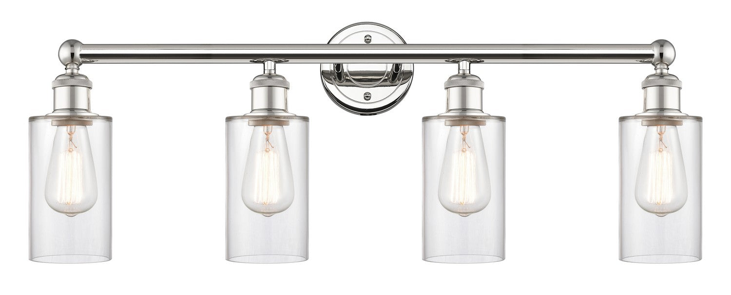 Innovations - 616-4W-PN-G802 - Four Light Bath Vanity - Edison - Polished Nickel