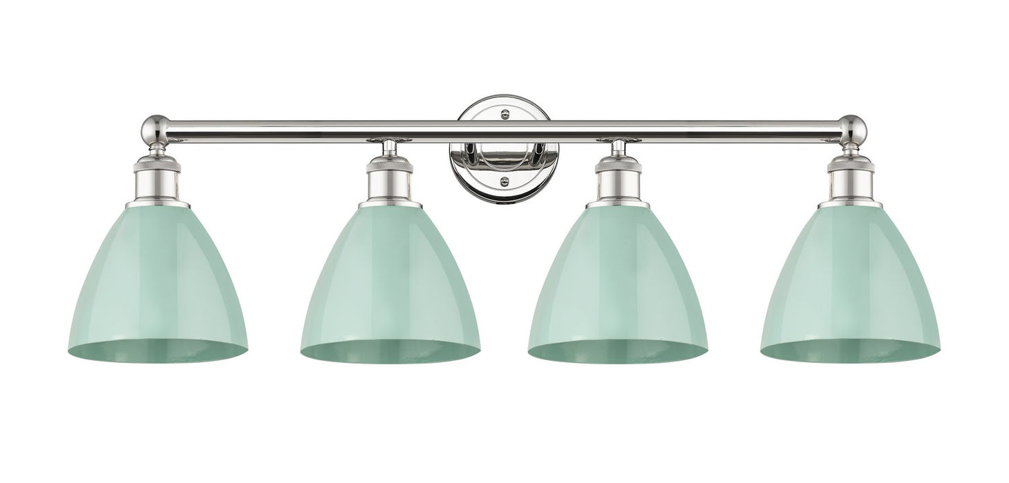 Innovations - 616-4W-PN-MBD-75-SF - Four Light Bath Vanity - Downtown Urban - Polished Nickel