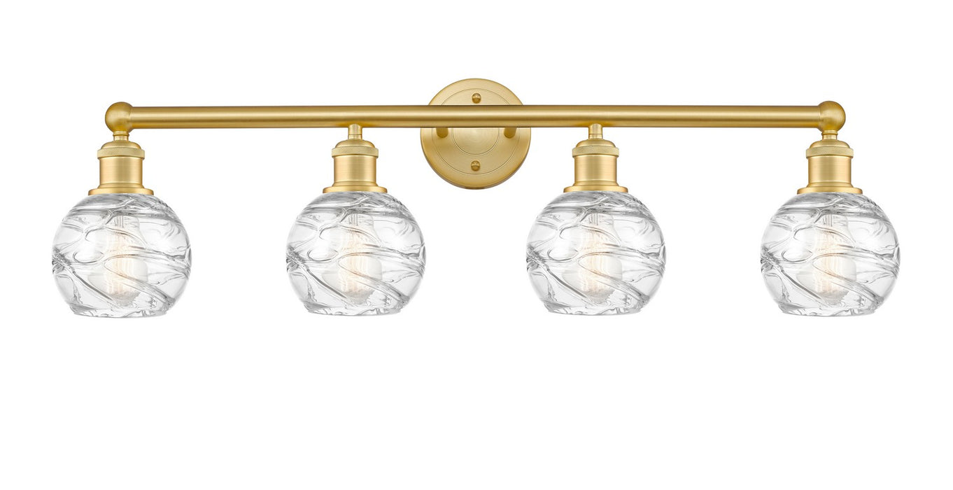 Innovations - 616-4W-SG-G1213-6 - Four Light Bath Vanity - Edison - Satin Gold