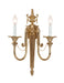 Crystorama - 7002-OB - Two Light Wall Sconce - Langley - Olde Brass