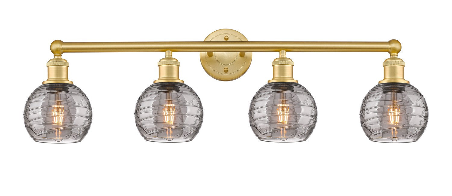 Innovations - 616-4W-SG-G1213-6SM - Four Light Bath Vanity - Edison - Satin Gold