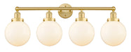 Innovations - 616-4W-SG-G201-8 - Four Light Bath Vanity - Edison - Satin Gold