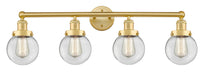 Innovations - 616-4W-SG-G202-6 - Four Light Bath Vanity - Edison - Satin Gold